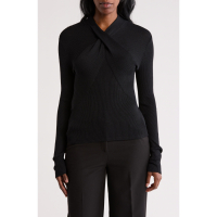 Calvin Klein Pull 'Twist Front Long Sleeve' pour Femmes