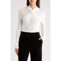 Calvin Klein Pull 'Twist Front Long Sleeve' pour Femmes