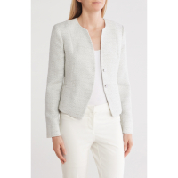 Calvin Klein Blazer 'Bouclé Crop' pour Femmes