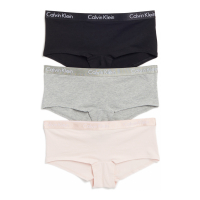 Calvin Klein Shorty 'Motive Cotton' pour Femmes - 3 Pièces