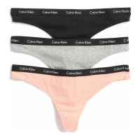 Calvin Klein Tangas 'Ribbed' pour Femmes - 3 Pièces