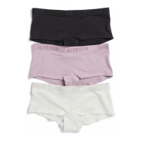 Calvin Klein Shorty 'Monochrome' pour Femmes - 3 Pièces