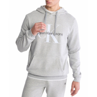 Calvin Klein Sweatshirt à capuche  'Long Sleeve Monogram Logo Fleece Pullover' pour Hommes