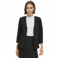 Calvin Klein Blazer '3/4-Sleeve Open-Front' pour Femmes