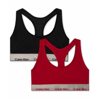 Calvin Klein  Bralette 'Modern Cotton Holiday Unlined QF8285' pour Femmes - 2 Pièces