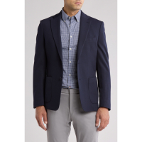 Calvin Klein Manteau 'Navy Solid Notch Lapel Sport' pour Hommes