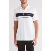 Calvin Klein Men's 'Piped Logo Piqué' Polo Shirt