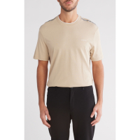 Calvin Klein T-shirt 'Shoulder Logo Tape Cotton' pour Hommes