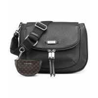 Calvin Klein Women's 'Zulle Zip-Around with Signature Hang Off' Crossbody Bag