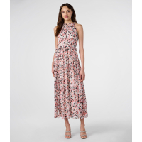 Karl Lagerfeld Paris 'High Neck Floral Maxi Dress' pour Femmes