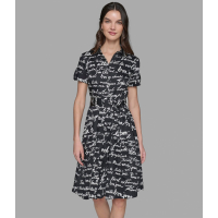 Karl Lagerfeld Paris 'Sayings Shirt Dress' pour Femmes