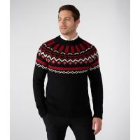 Karl Lagerfeld Paris 'Fair Isle Mock Neck Sweater' pour Hommes