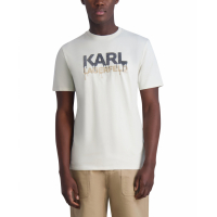 Karl Lagerfeld Paris 'Drip Shiny Beaded Logo T-Shirt' pour Hommes