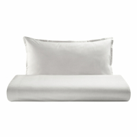 Biancoperla Ensemble Housse De Couette 1 Carré Et Demi Aurora Oyster