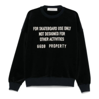 Golden Goose Deluxe Brand Sweatshirt 'Embroidered-Lettering' pour Hommes