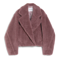 Max Mara Manteau 'Cropped Teddy Bear Icon' pour Femmes