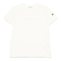 Moncler T-shirt 'Logo-Embroidered' pour Femmes