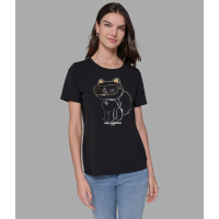 Karl Lagerfeld Paris 'Sequin Choupette Tee' pour Femmes