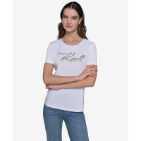 Karl Lagerfeld Paris 'Embellished Karl Script Tee' pour Femmes