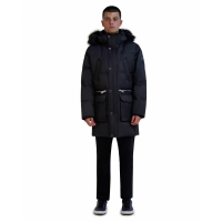 Karl Lagerfeld Paris 'Puffer Coat With Fur Hood' pour Hommes