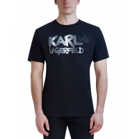 Karl Lagerfeld Paris 'Cotton Shiny-Logo T-Shirt' pour Hommes