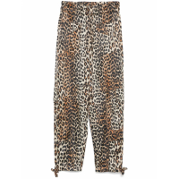 Ganni Women's 'Leopard-Print' Trousers