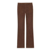 Saint Laurent Women's 'Corduroy Bootcut' Trousers