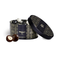 Maxim's Metal candy box | dark chocolate coated hazelnuts