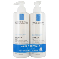 La Roche-Posay 'Lipikar' Feuchtigkeitsspendende Körpermilch - 400 ml, 2 Einheiten