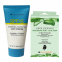 'SPF15 Hydration + Hyaluronic Acid Aloe Vera' Day Cream, Face Mask - 2 Pieces