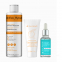 'Vitamin C + Hyaluronic Acid + Refreshing and Hydrating 2 in 1' Face Serum, Micellar Water, Night Moisturiser - 3 Pieces