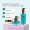 Set de soins anti-âge 'Marine Collagen + Hyaluronic Acid + Collagen' - 3 Pièces