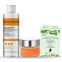 'Refreshing And Hydrating 2 In 1 + Hyaluronic Acid + Vitamin C' Micellar Water, Night Moisturiser, Sheet Mask - 3 Pieces