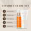 'Vitamin C + Hyaluronic Acid Hydrabright' Face Serum, Night Cream - 2 Pieces