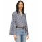 Blouse 'Floral-Print Button-Front Flare-Sleeve' pour Femmes