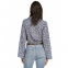 Blouse 'Floral-Print Button-Front Flare-Sleeve' pour Femmes