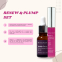 'Wrinkle Renew + Vitamin E and Peppirment' Face Serum, Lip Plumper - 2 Pieces