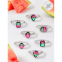 'Watermelon' Bath Bomb Set - Adjustable Ring Collection