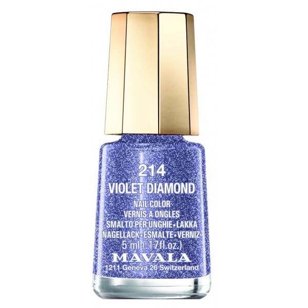 'Mini Color' Nail Polish - 214 Violet Diamond 5 ml