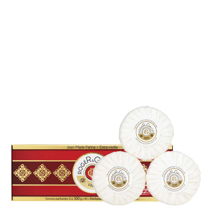 'Jean-Marie Farina' Perfumed Soap - 100 g, 3 Pieces