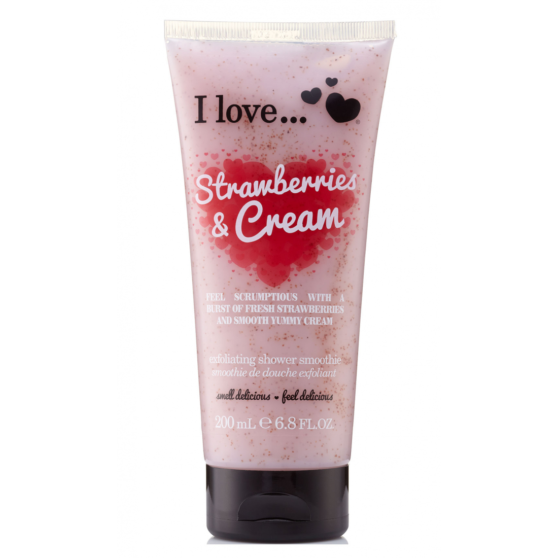 'Smoothie Strawberries & Cream' Exfoliating Shower Cream - 200 ml