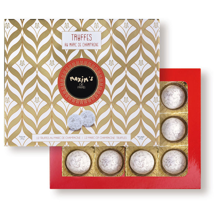 Box with 12 Champagne Truffles