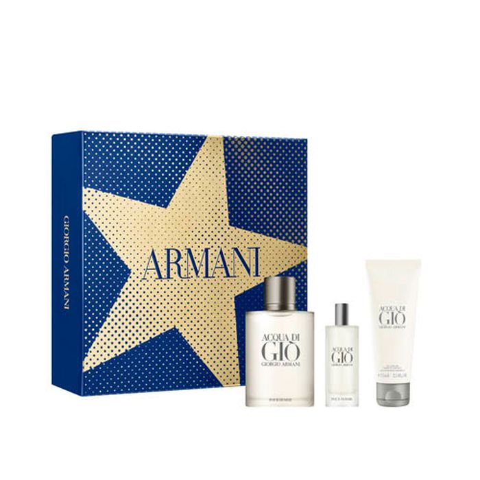 'Acqua Gio' Coffret de parfum - 3 Pièces