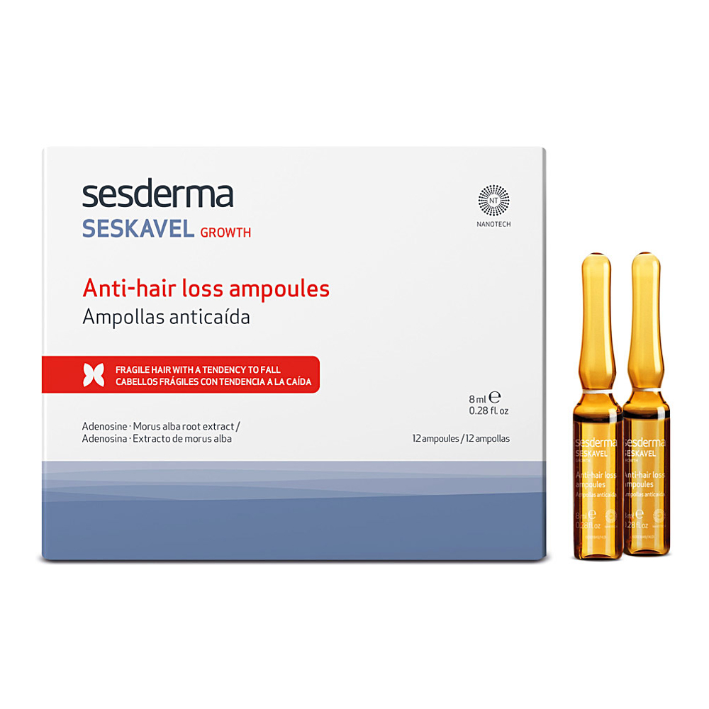 Ampoules 'Seskavel Growth' - 12 Gélules, 8 ml