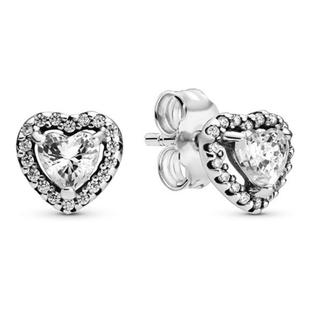 'Heart-Shaped Stud' Ohrringe für Damen