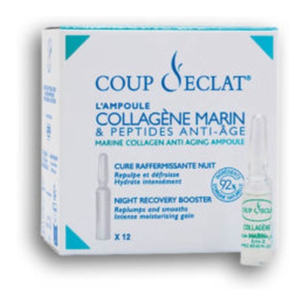 Soin de nuit 'L'Ampoules Au Collagène Marin' - 12 Ampoules, 1 ml