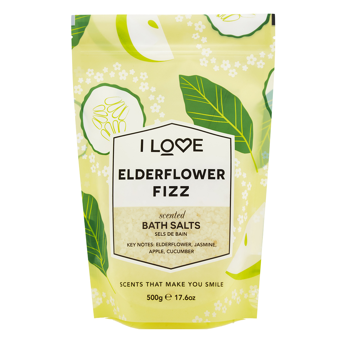 'Elderflower Fizz' Bath Salts - 500 g