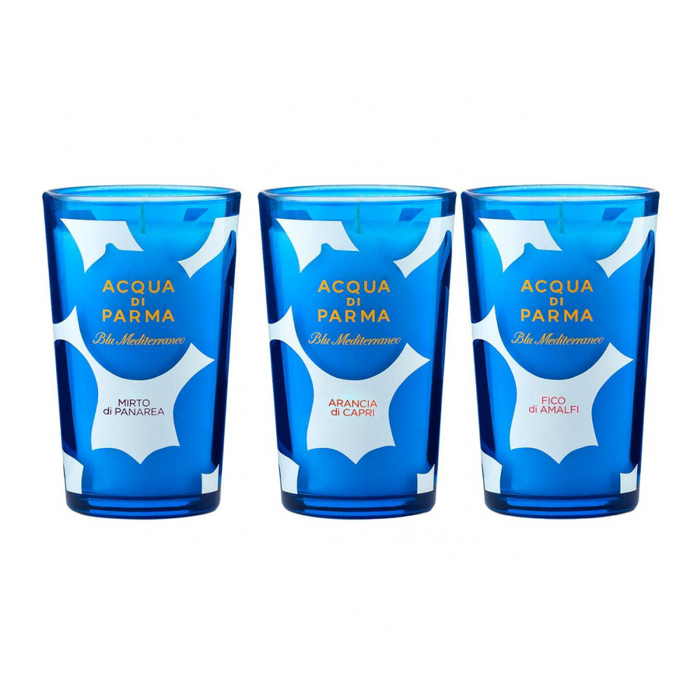 'Blu Mediterraneo' Candle Set - 65 g