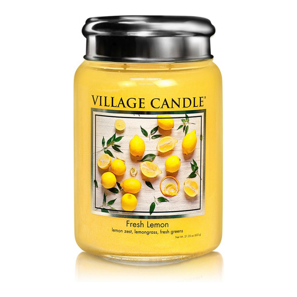 'Fresh Lemon' Scented Candle - 602 g