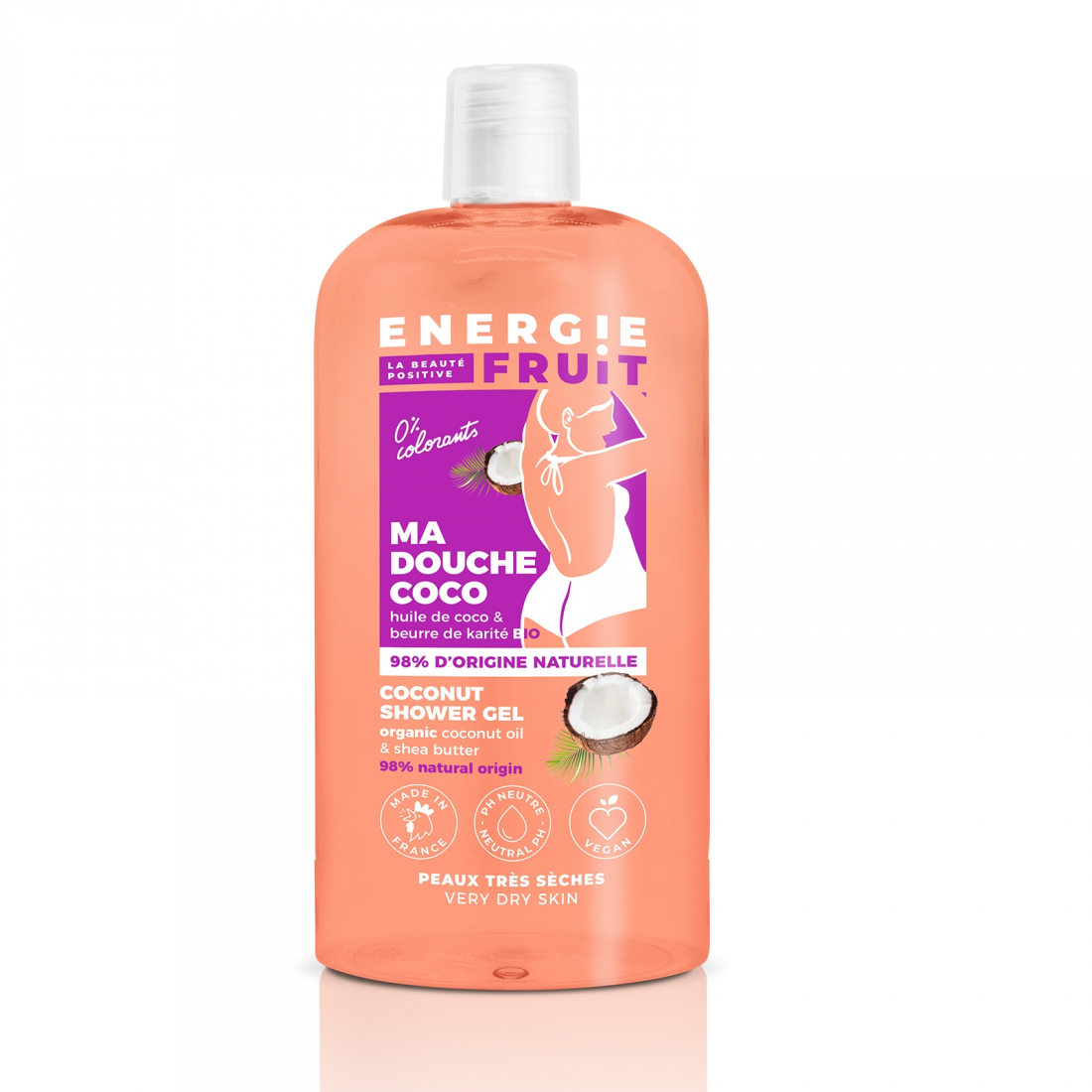 'Coco & Beurre De Karité Bio' Moisturizing Shower Gel - 500 ml